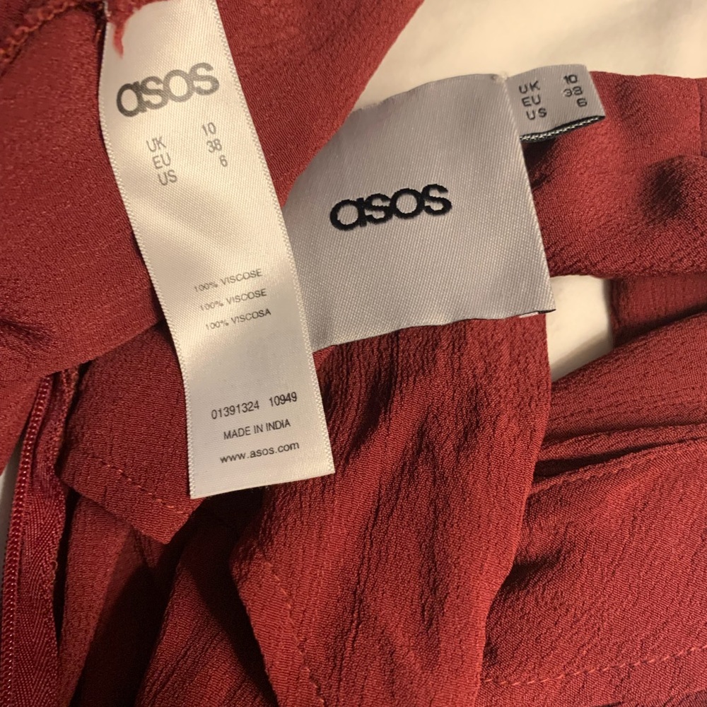 ASOS Sleeveless Burgundy Dress ๐ - Picture 4 of 4
